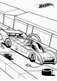 Hot Wheels Coloring Pages 34
