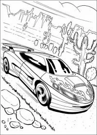 Hot Wheels Coloring Pages 36