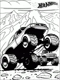 Hot Wheels Coloring Pages 39
