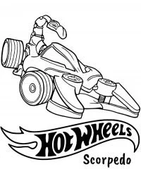 Hot Wheels Coloring Pages 9