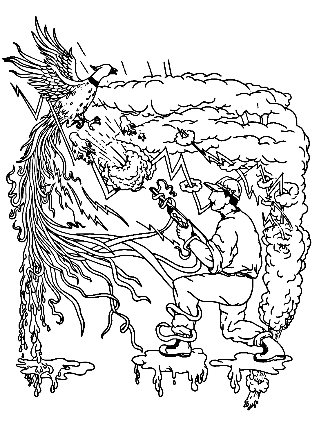 Desenhos de Caca Para Colorir 6