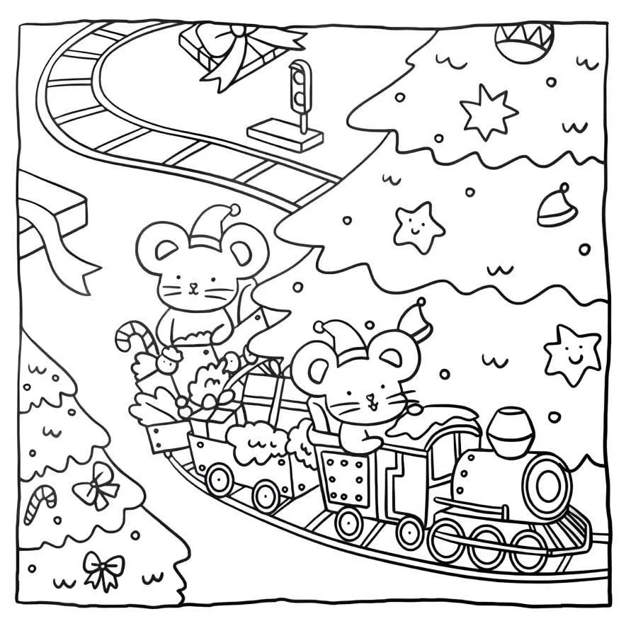 Hygge Christmas Coloring pages 40