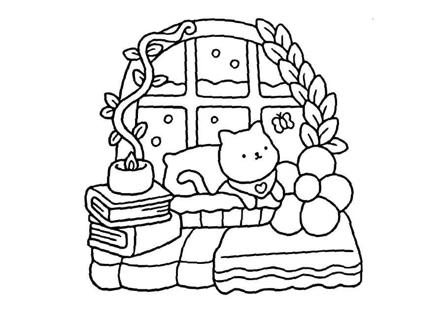Hygge Place Coloring pages 1