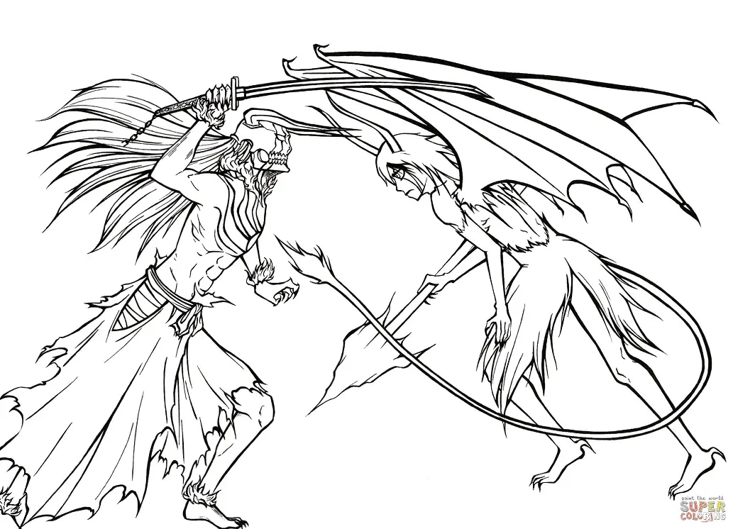 Ichigo Coloring Pages 29
