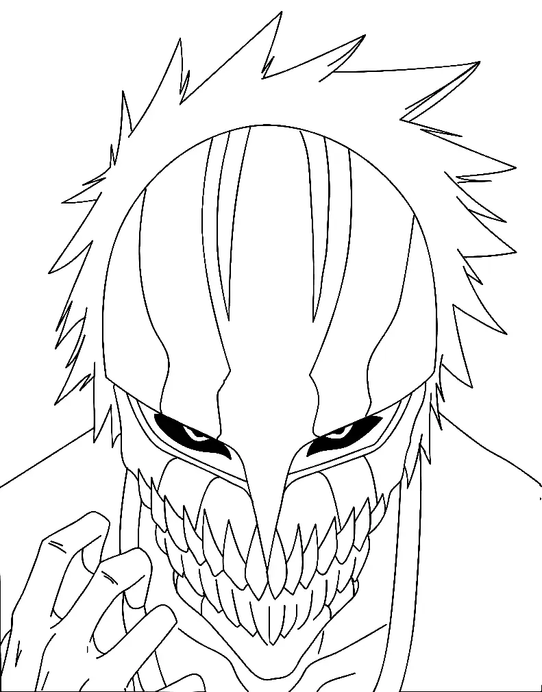 Ichigo Coloring Pages 5