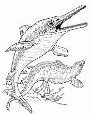 Ichthyosaur Coloring Pages 1