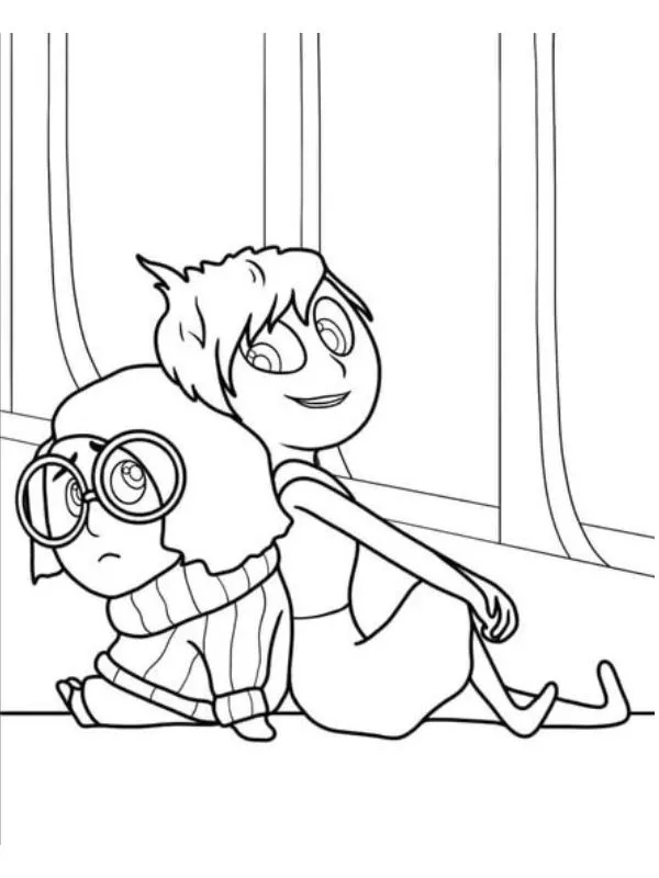 Inside Out 2 coloring pages