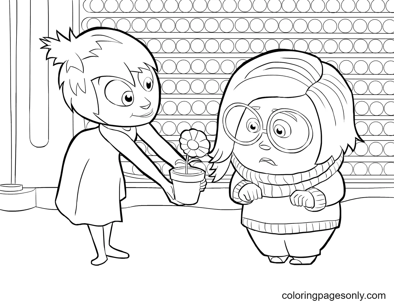 Desenhos de Divertida Mente Para Colorir 70