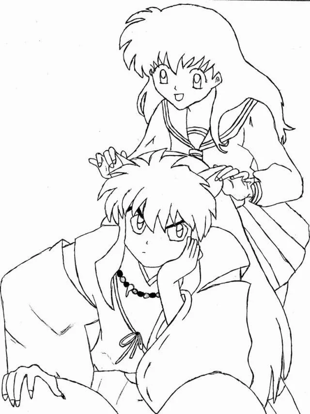 Inuyasha Ausmalbilder 8