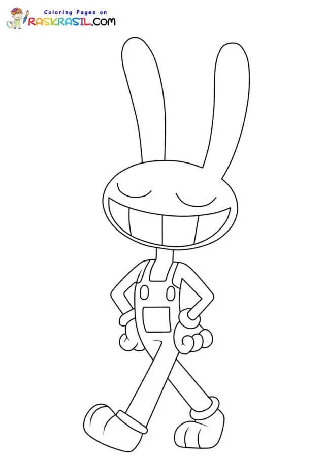 Desenhos de Jax Para Colorir