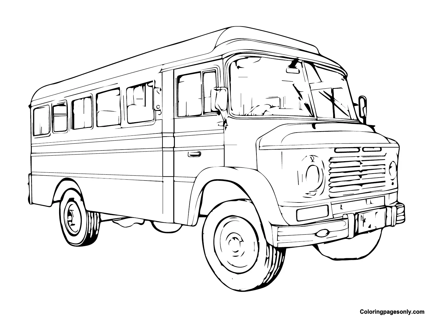 Jeepney Ausmalbilder