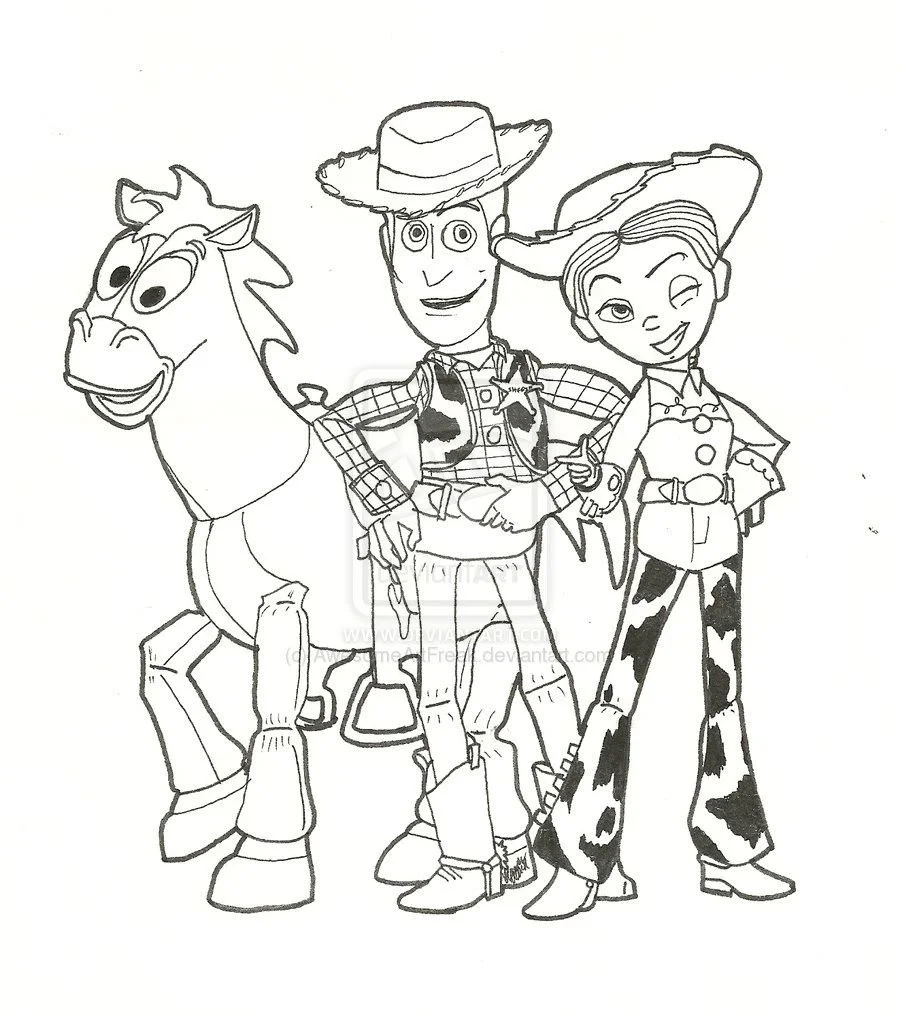 Jessie Toy Story Ausmalbilder