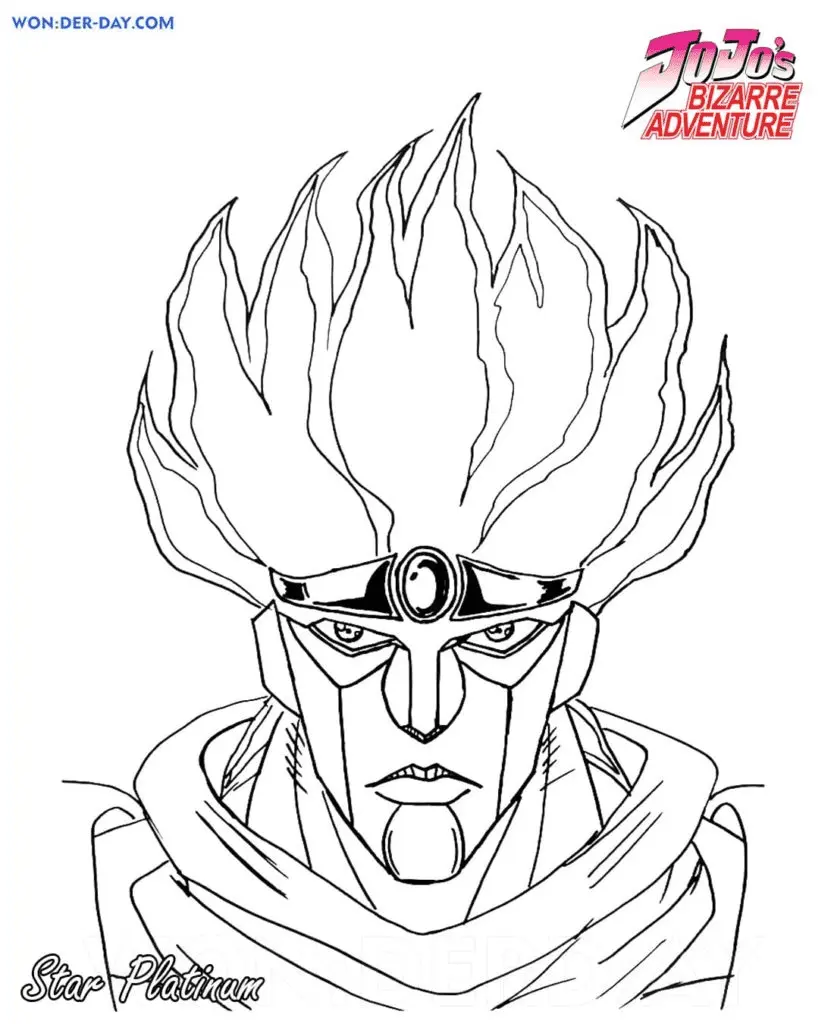 JoJo's Bizarre Adventure Ausmalbilder 5