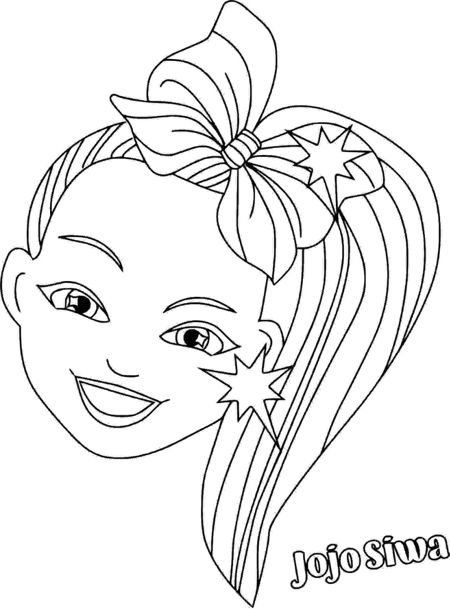 Jojo Siwa Para Colorear 1