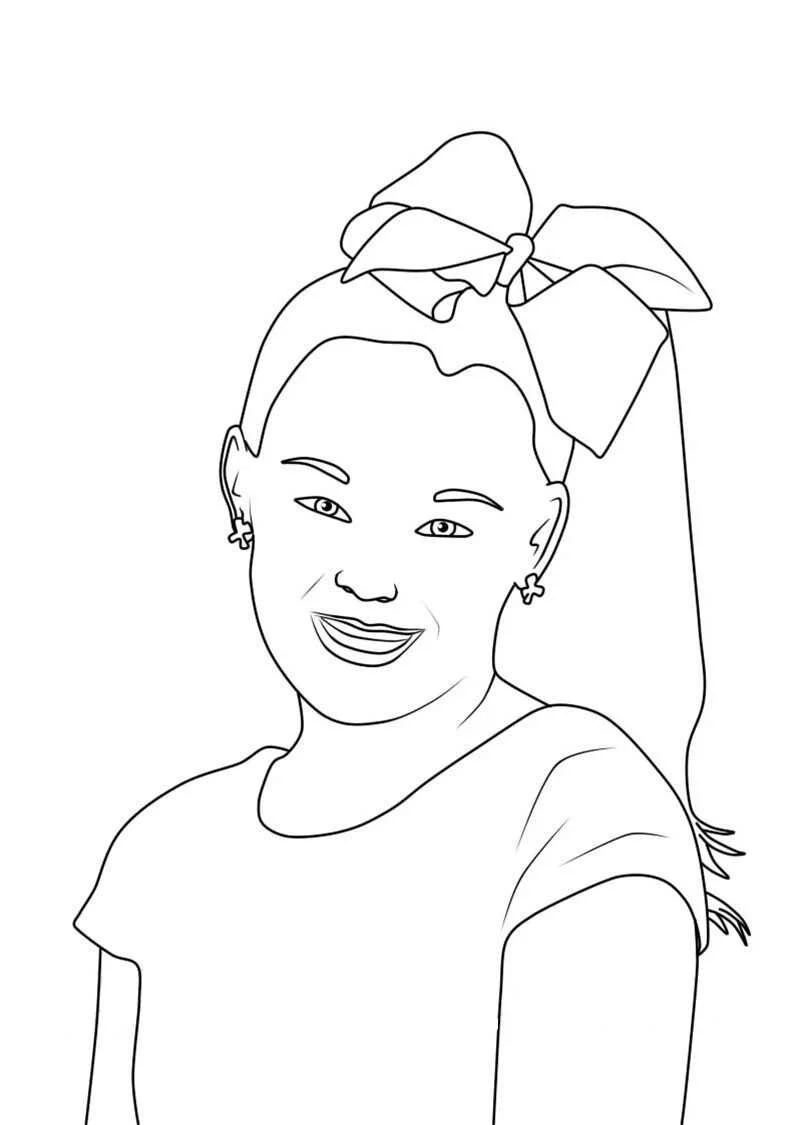 Jojo Siwa Para Colorear 26