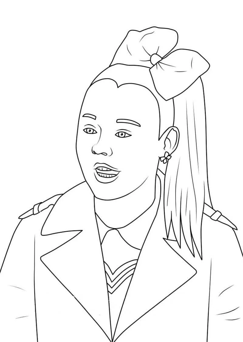 Jojo Siwa Para Colorear 28