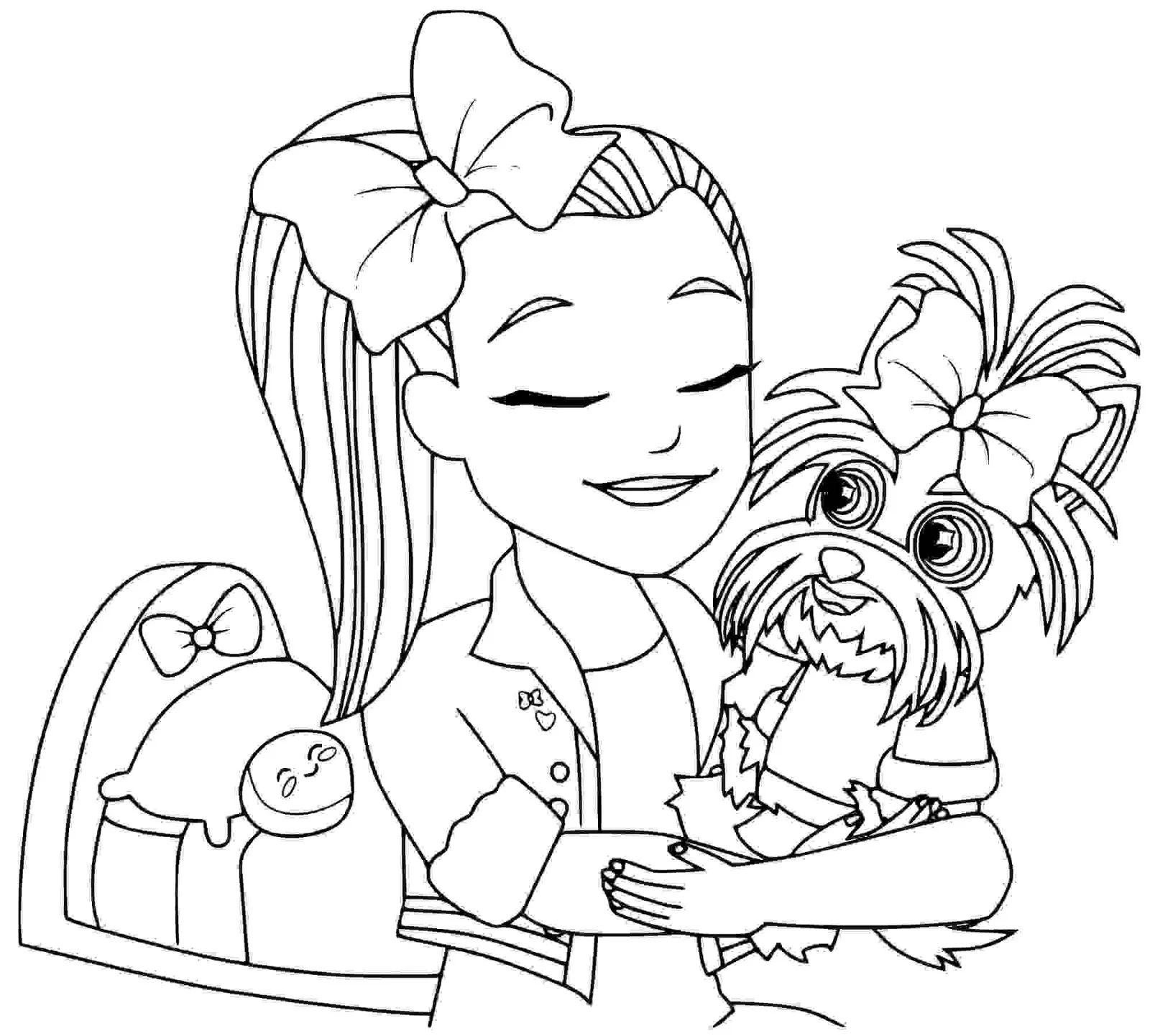 Jojo Siwa Para Colorear 3