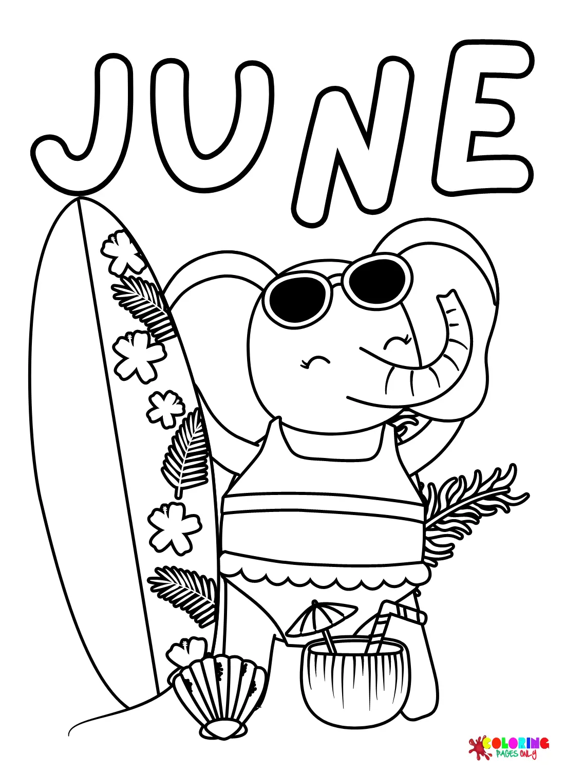 Desenhos de Junho Para Colorir 26