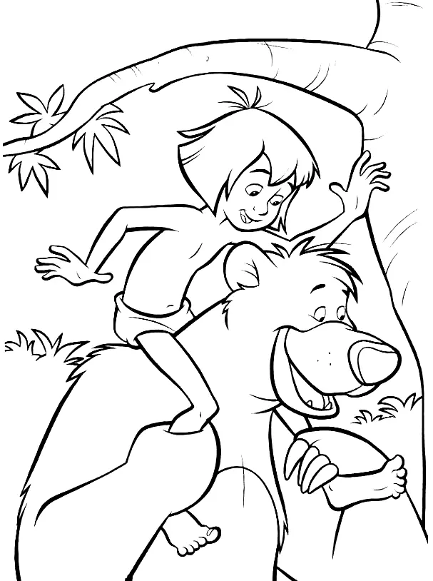 El Libro De La Selva Para Colorear 44