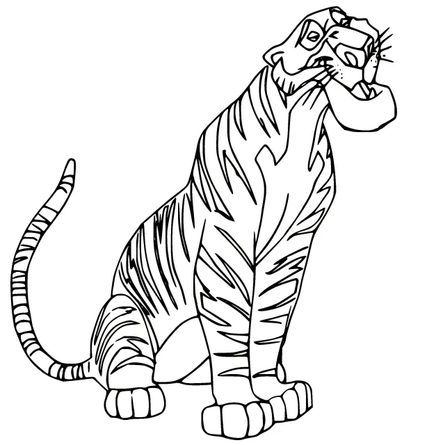 El Libro De La Selva Para Colorear 5