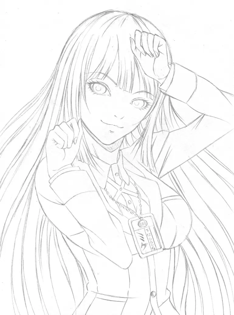 Kakegurui Coloring Pages 10