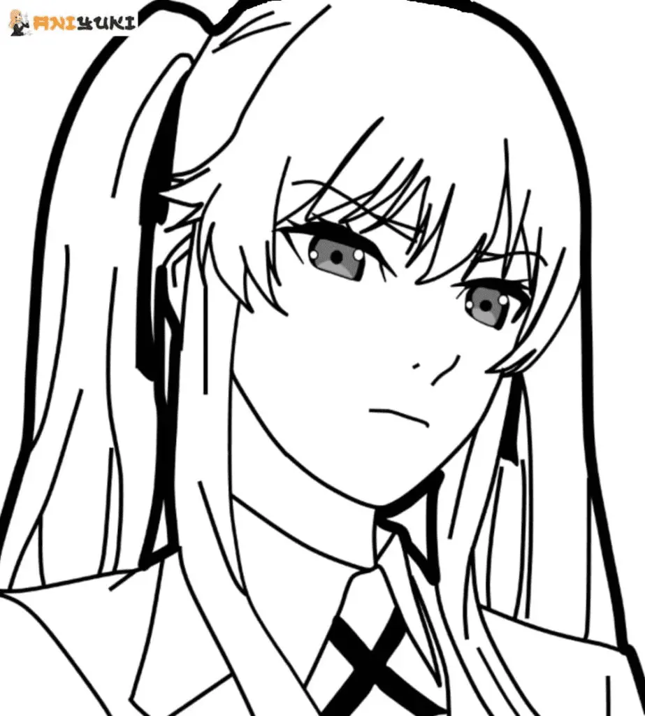 Kakegurui Coloring Pages 23