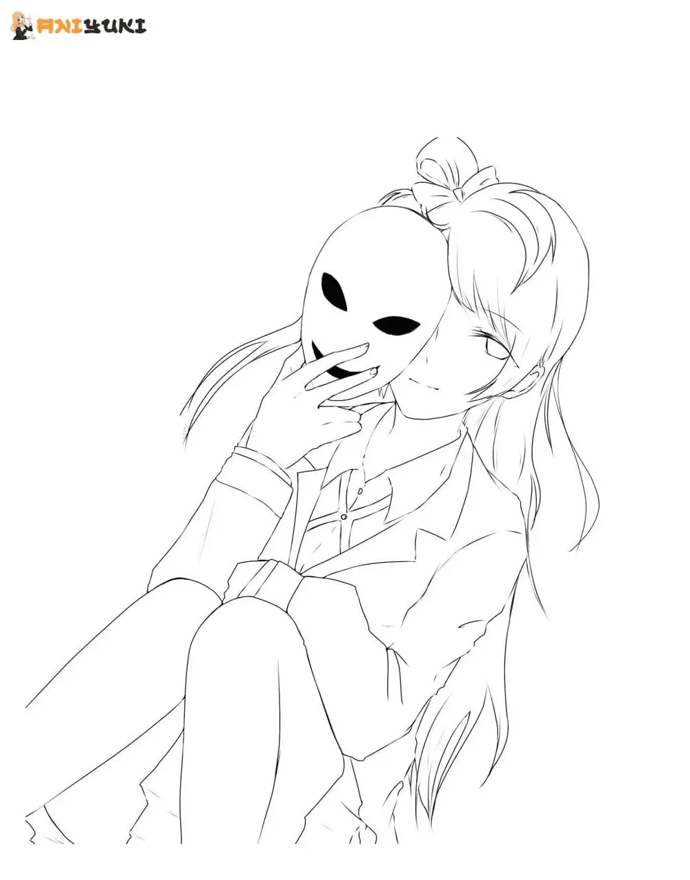 Kakegurui Coloring Pages 32