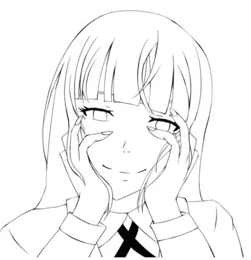 Kakegurui Coloring Pages 39