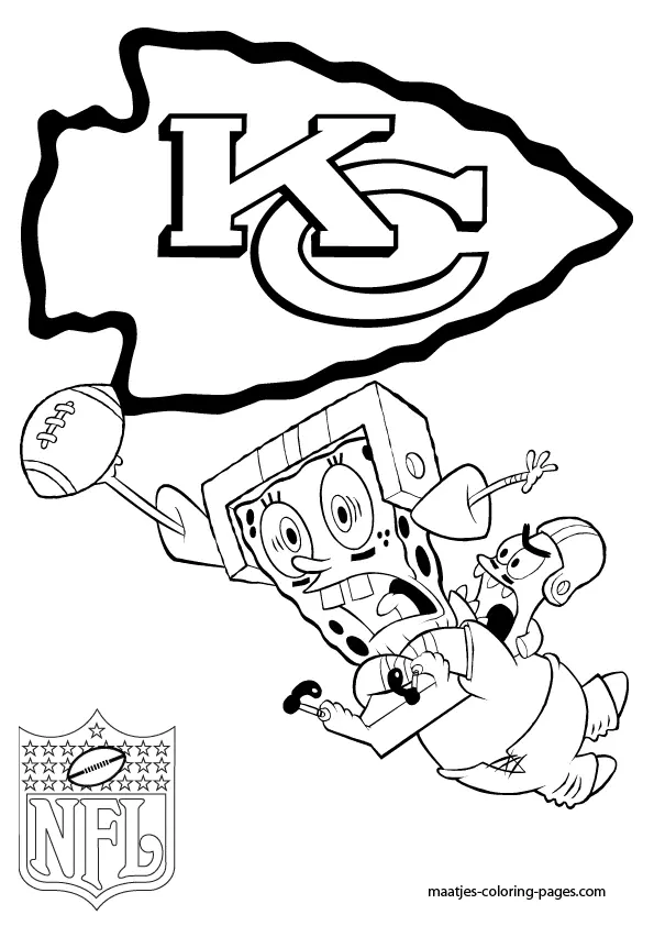 Kansas City Chiefs Para Colorear 21