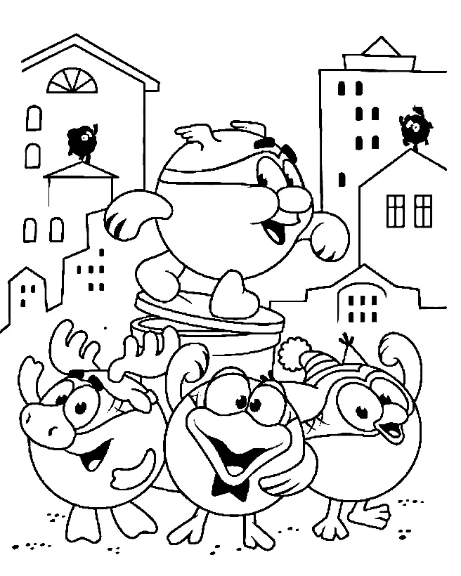 KikoRiki Coloring Pages 11