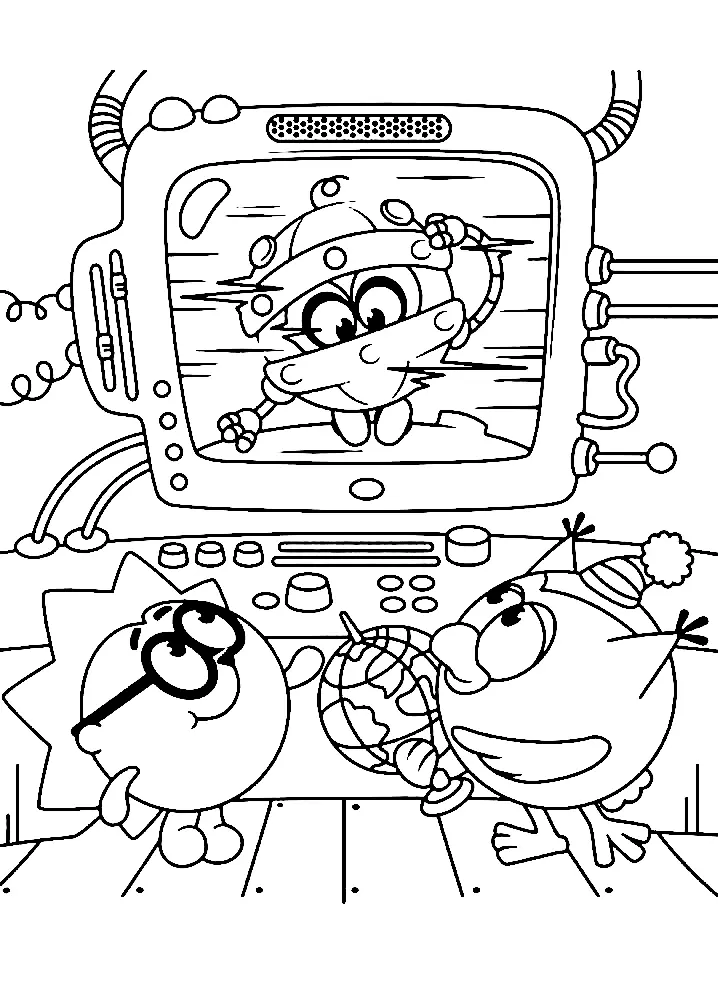 KikoRiki Coloring Pages 88