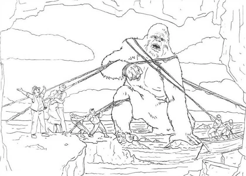 King Kong Coloring Pages 24