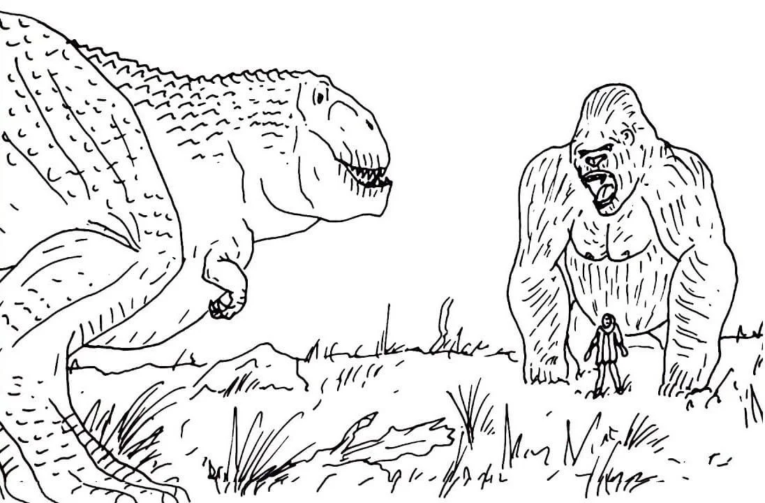 King Kong Coloring Pages 3