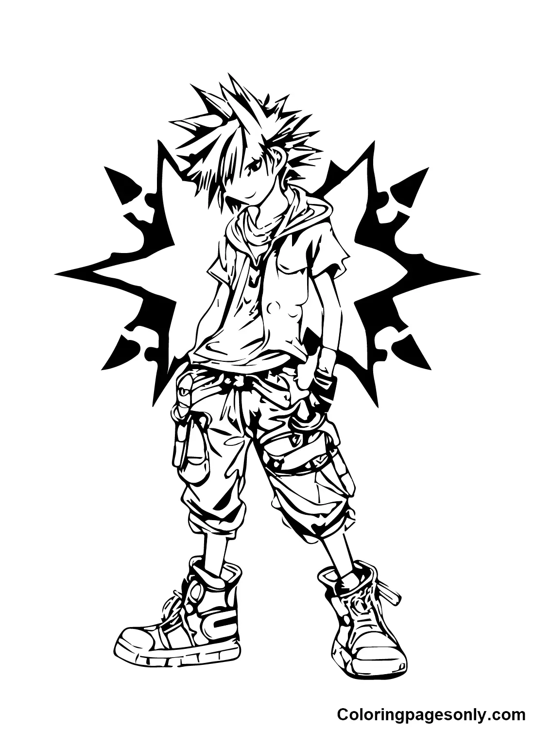 Kingdom Hearts Ausmalbilder