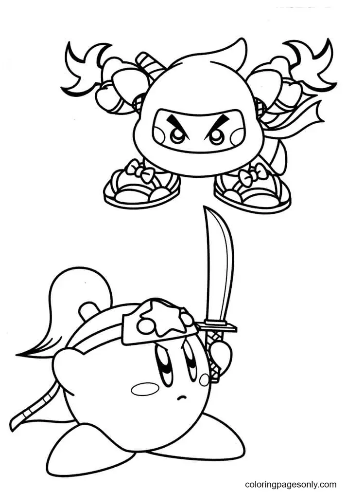 Kirby Ausmalbilder 47