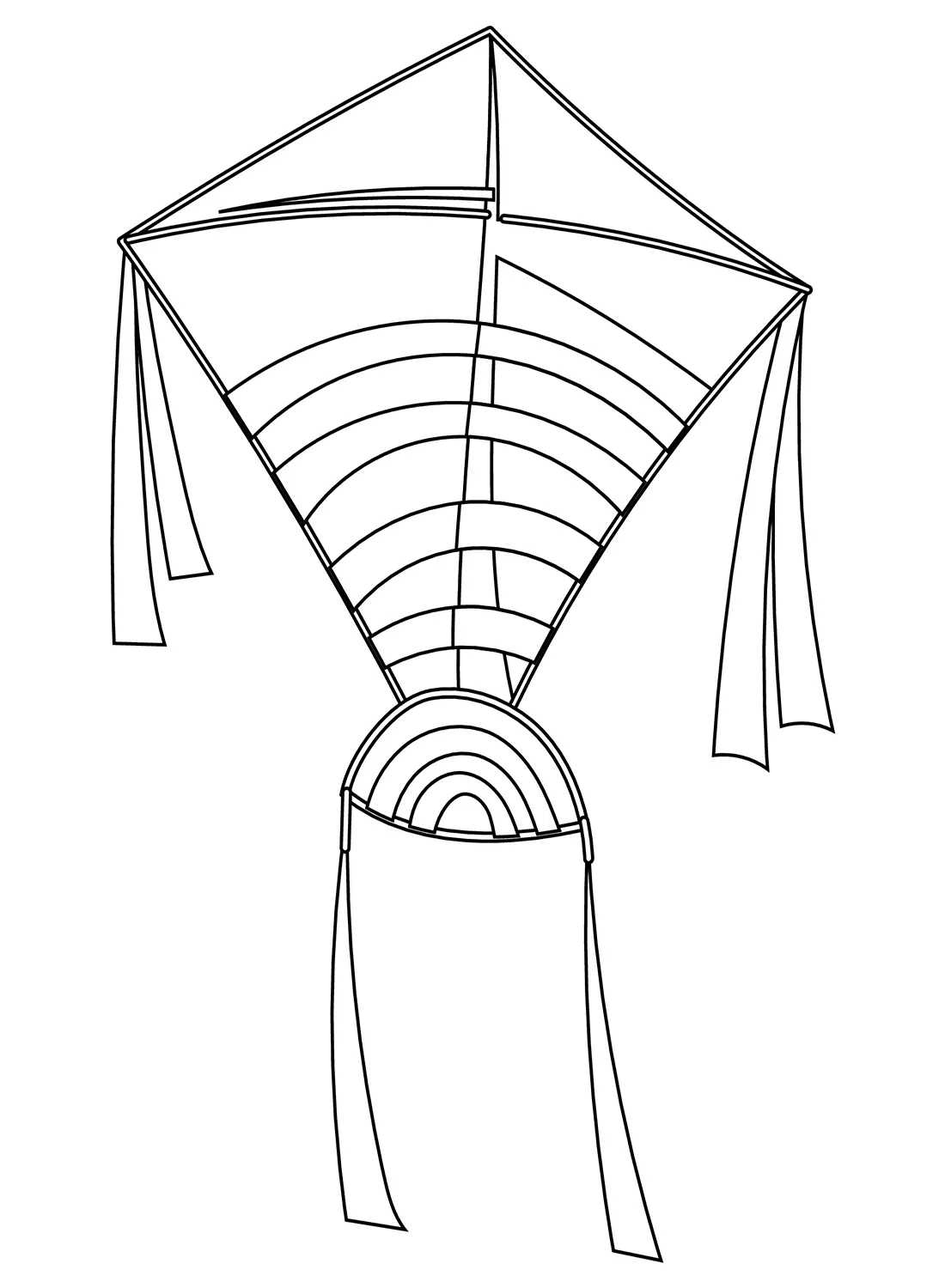 Kite Coloring Pages 15