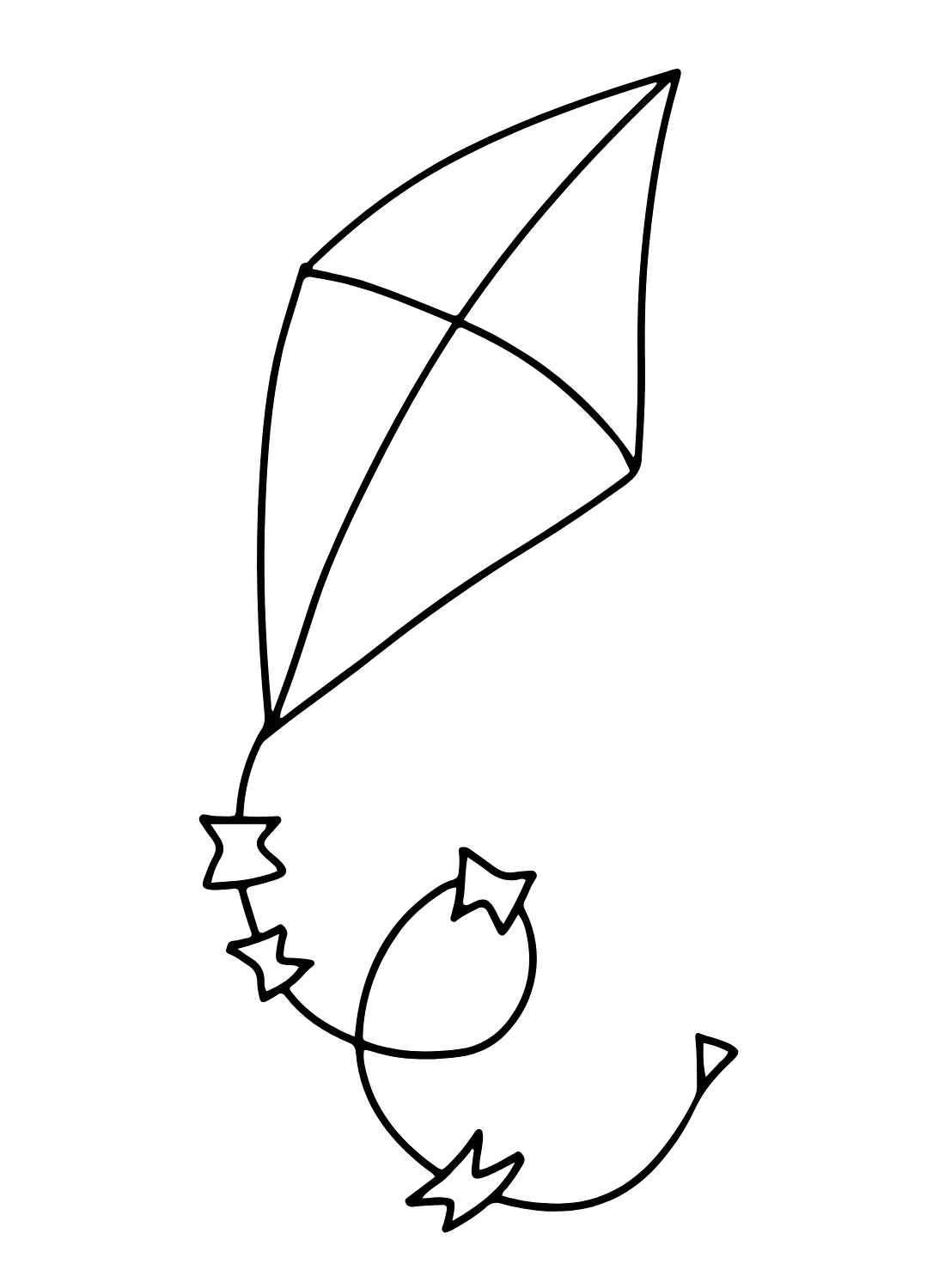 Kite Coloring Pages 20
