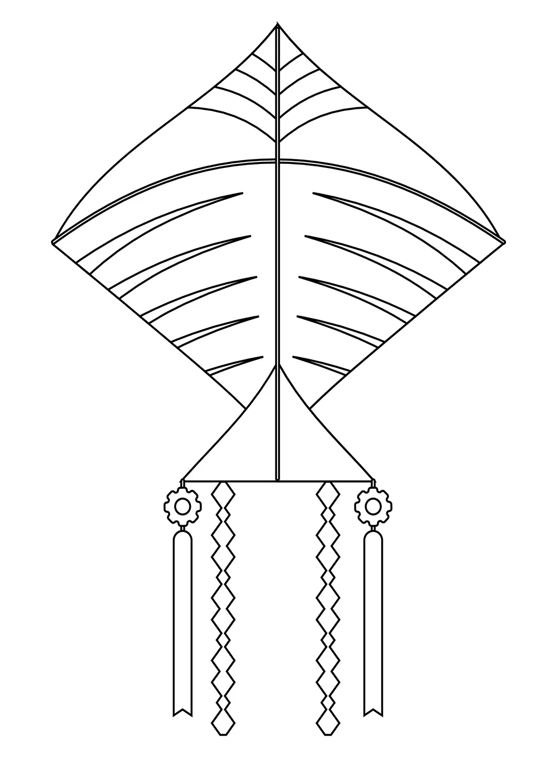 Kite Coloring Pages 21