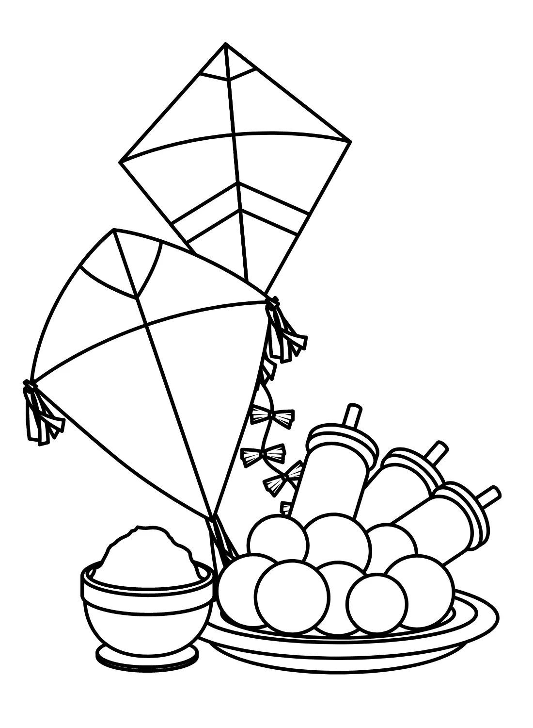 Kite Coloring Pages 22