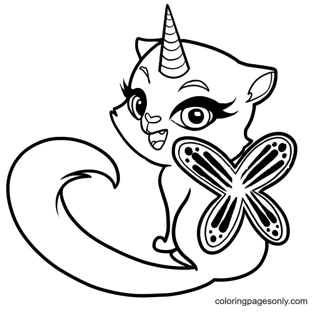 Kittycorn Ausmalbilder 35