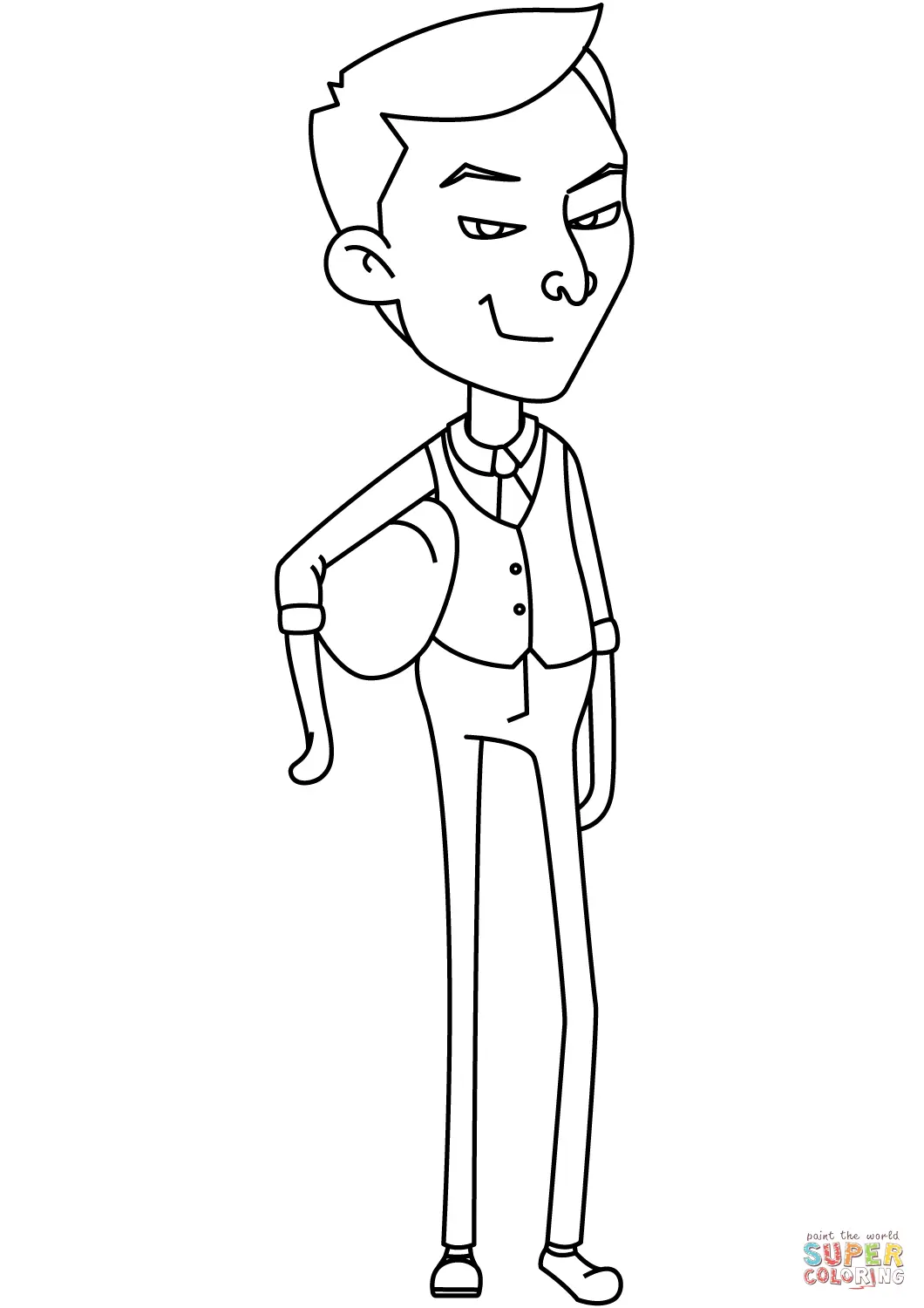 Corea para Colorear 6