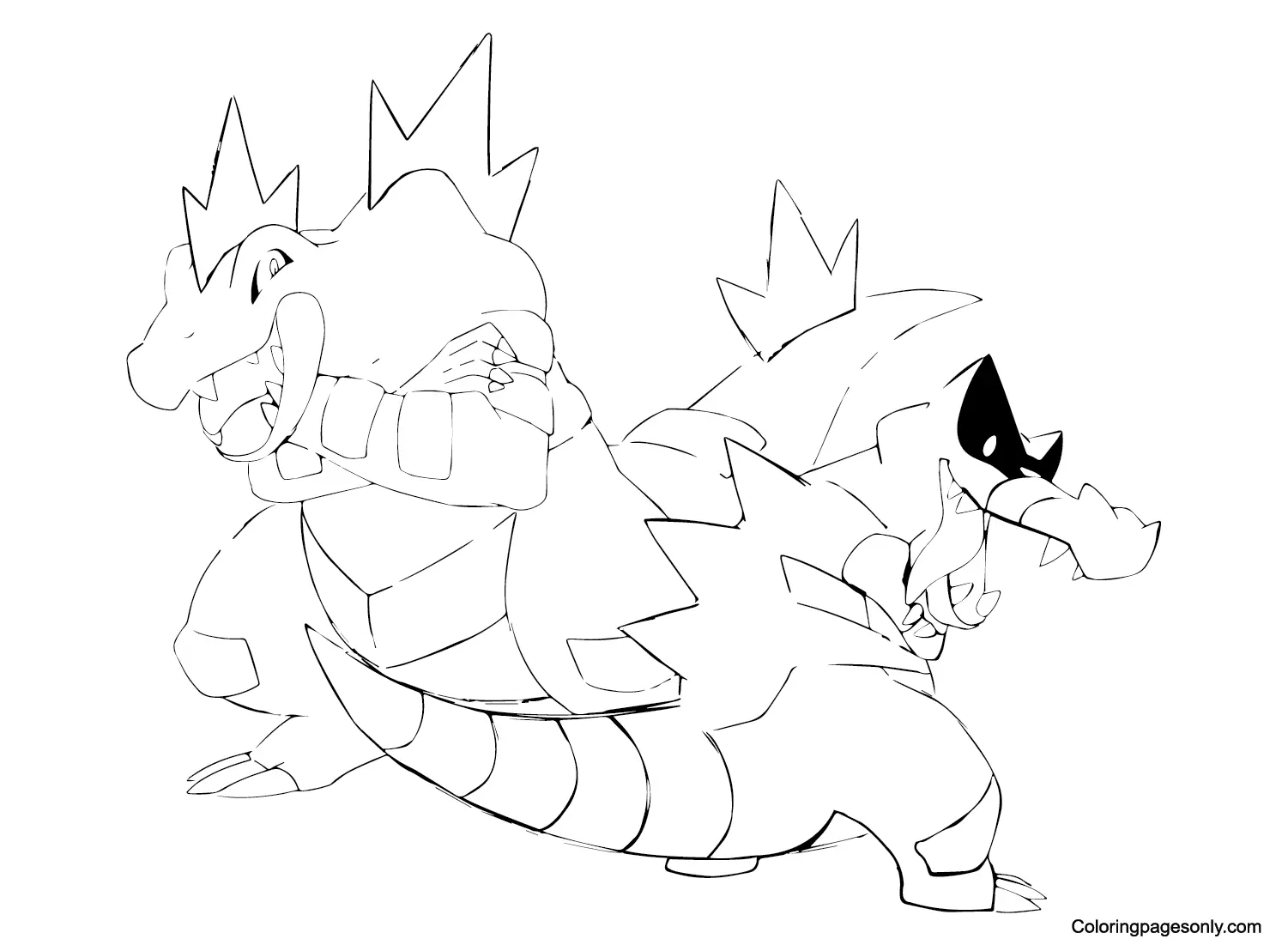 Krookodile Ausmalbilder