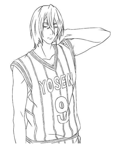 Desenhos de Kuroko No Basket Para Colorir 4