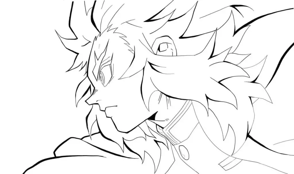 Kyojuro Rengoku Coloring Pages 13