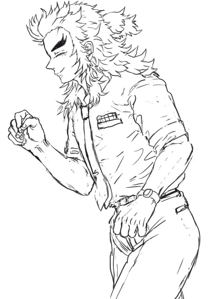 Kyojuro Rengoku Ausmalbilder