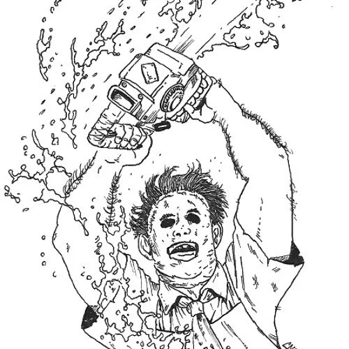 Leatherface Ausmalbilder 8