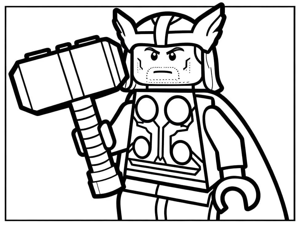 Lego Thor Ausmalbilder 10