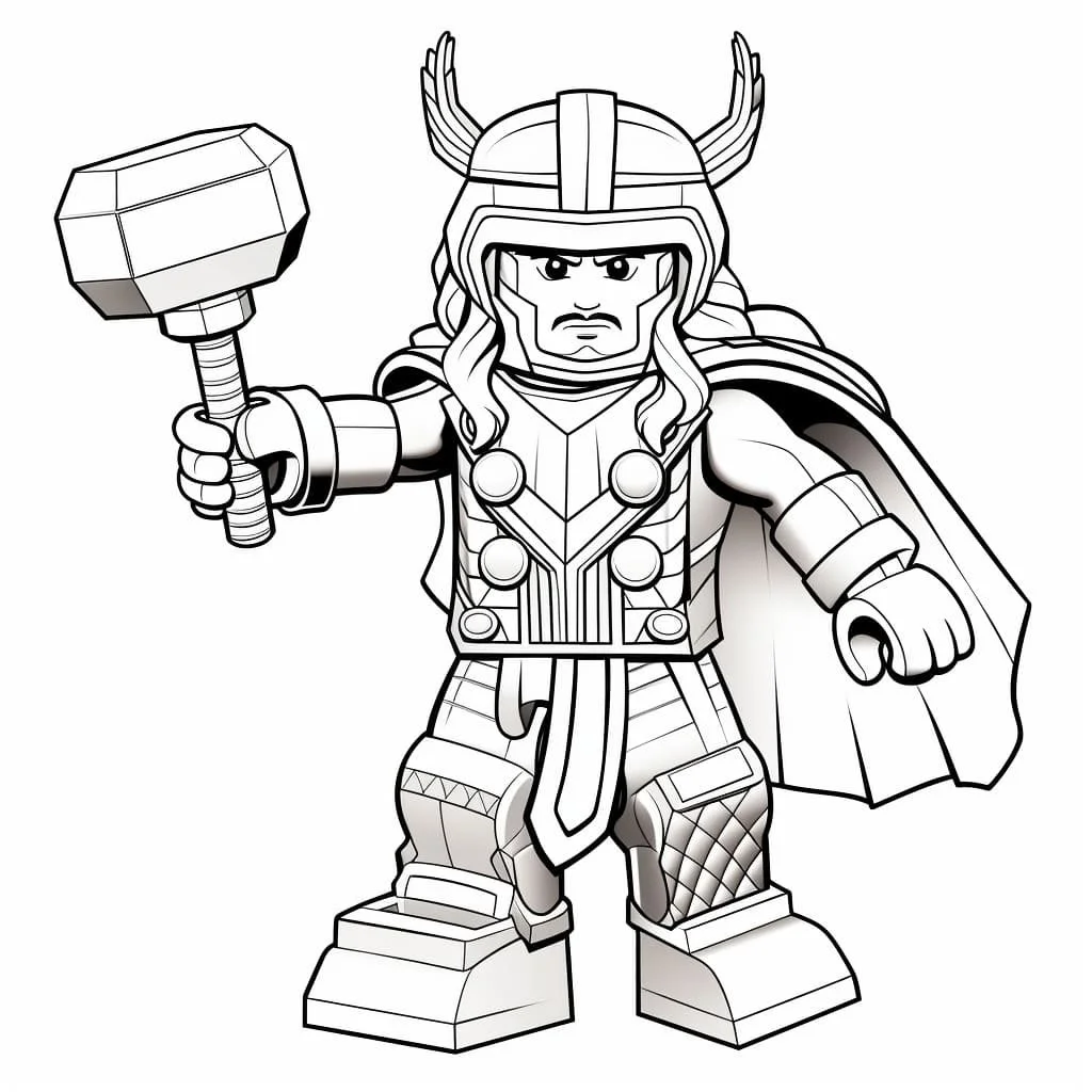 Lego Thor Ausmalbilder 18