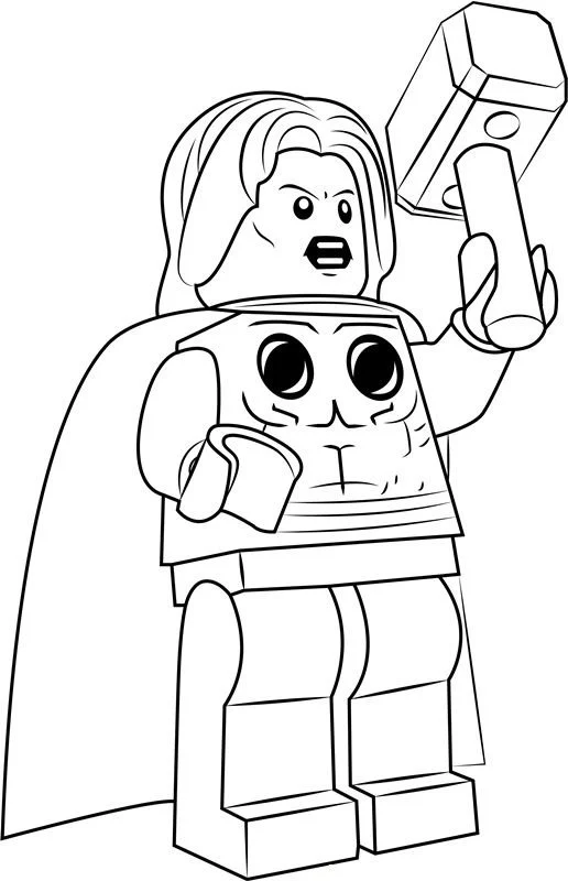 Lego Thor Ausmalbilder 6
