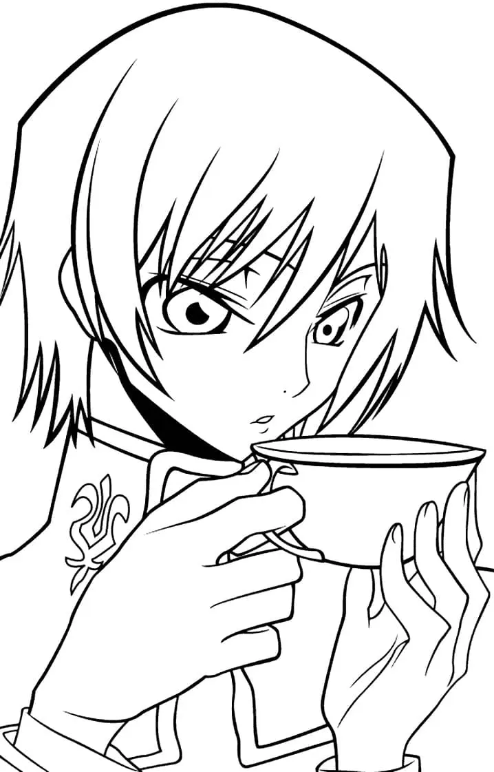 Lelouch vi Britannia Coloring Pages 13